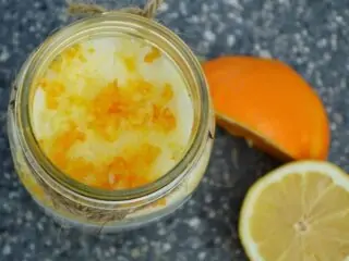 DIY Citrus Sugar Scrub