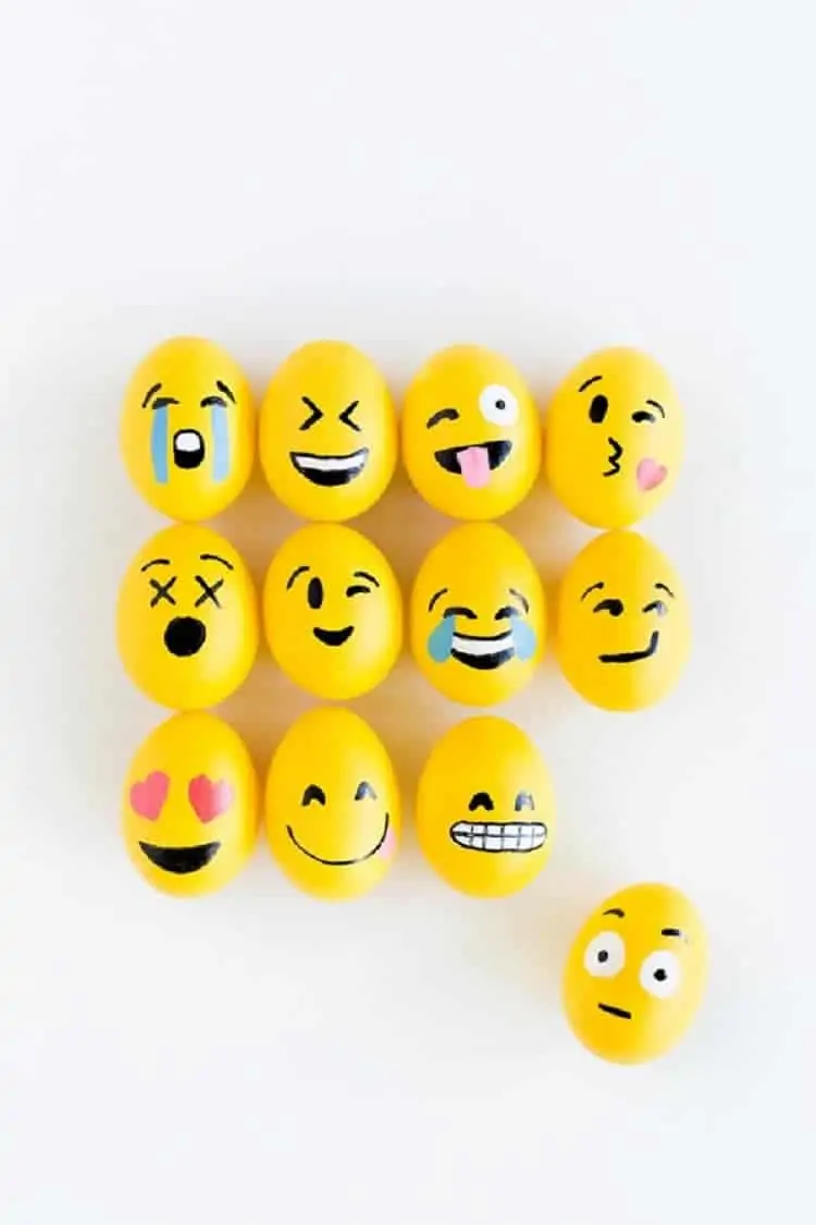 DIY Emoji Easter Eggs