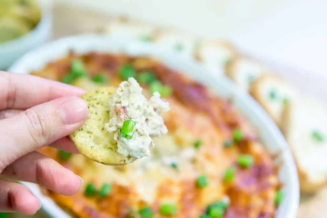 cheesy onion dip