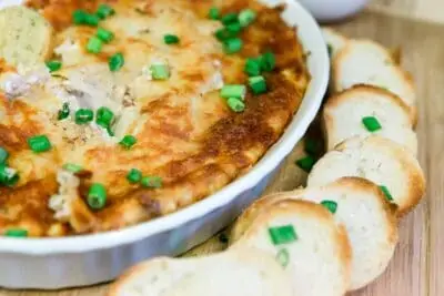 hot cheesy onion dip with bacon recipe