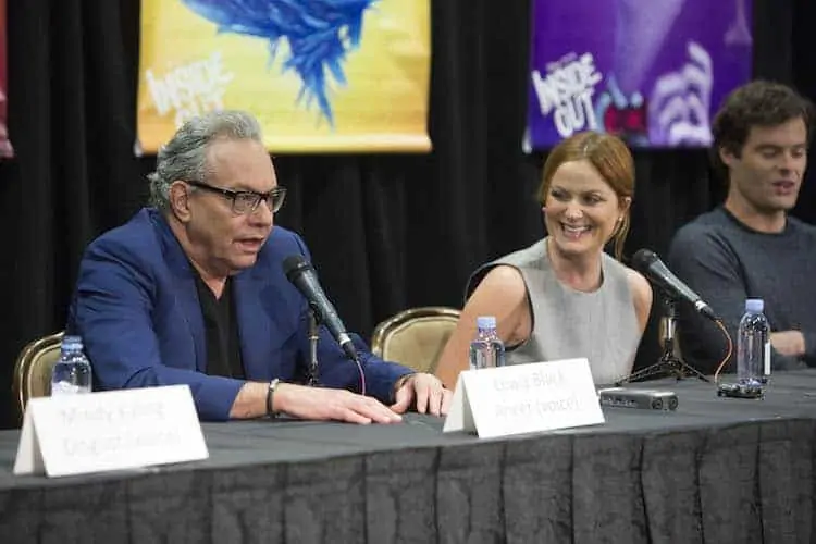 Beverly Hills, CA - June 7 - INSIDE OUT Press Conference  with Mindy Kaling, Lewis Black, Amy Poehler, Bill Hader and Phyllis Smith moderated by Scott Mantz.