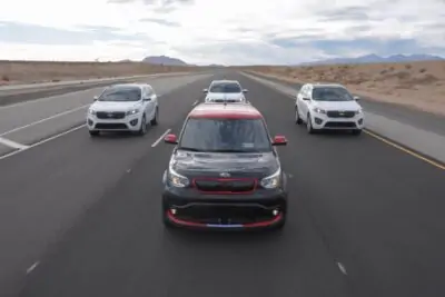 Kia autonomous vehicle