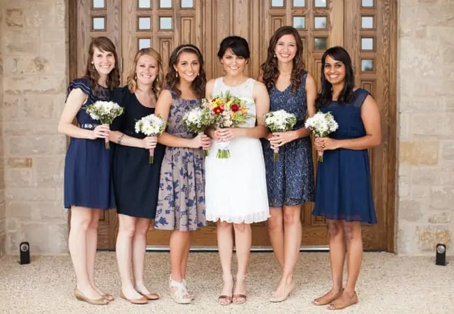 Mismatched Bridesmaids Dresses 1