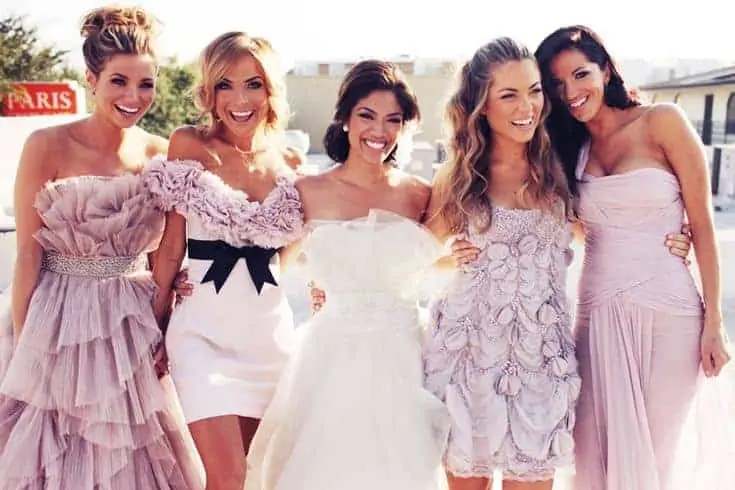 Mismatched Bridesmaids Dresses 4