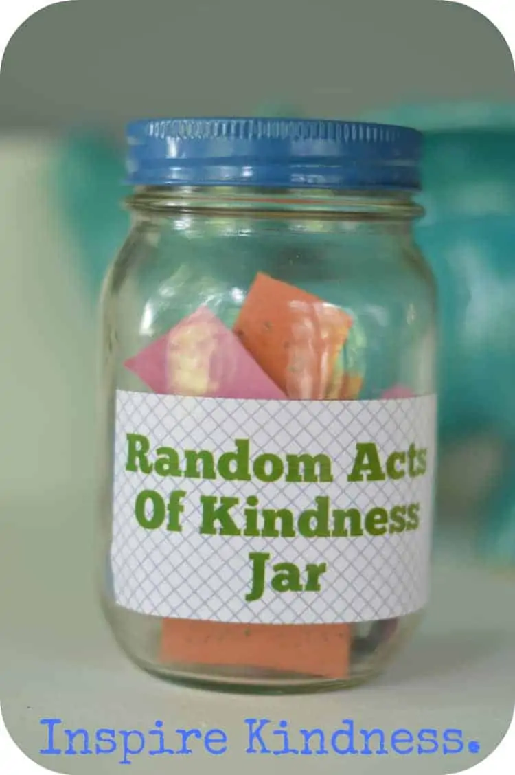 Random Acts of Kindness Jar