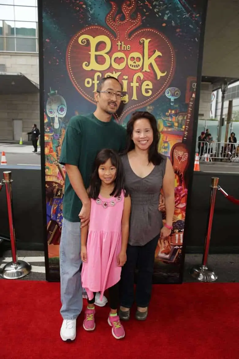 TheBookOfLifePremiere_FamilyPhoto