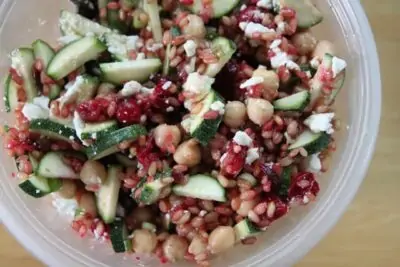 Wheatberry Cranberry Salad