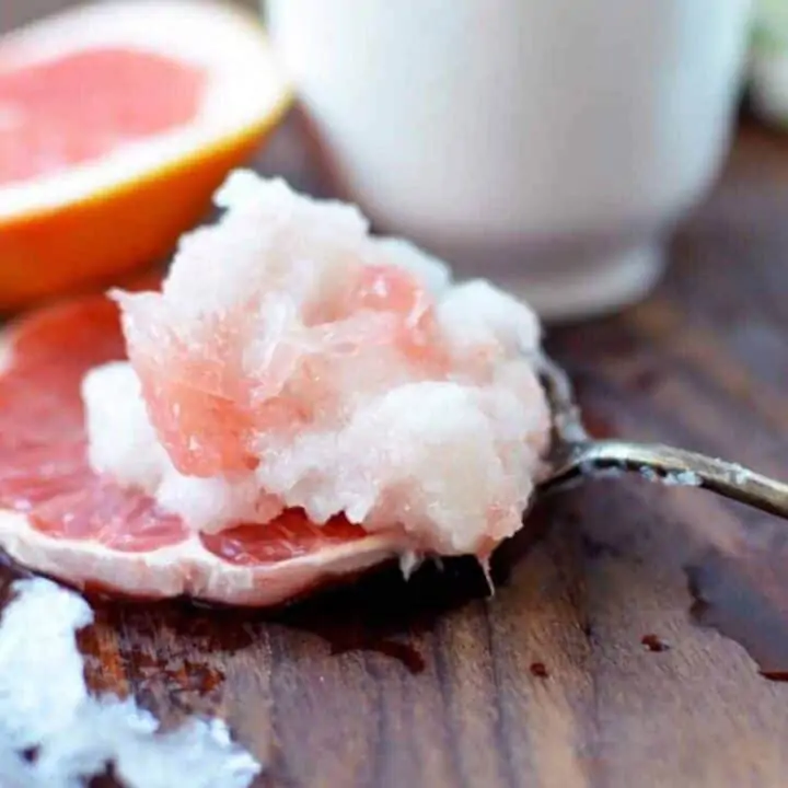 Winter bright grapefruit scrub 6