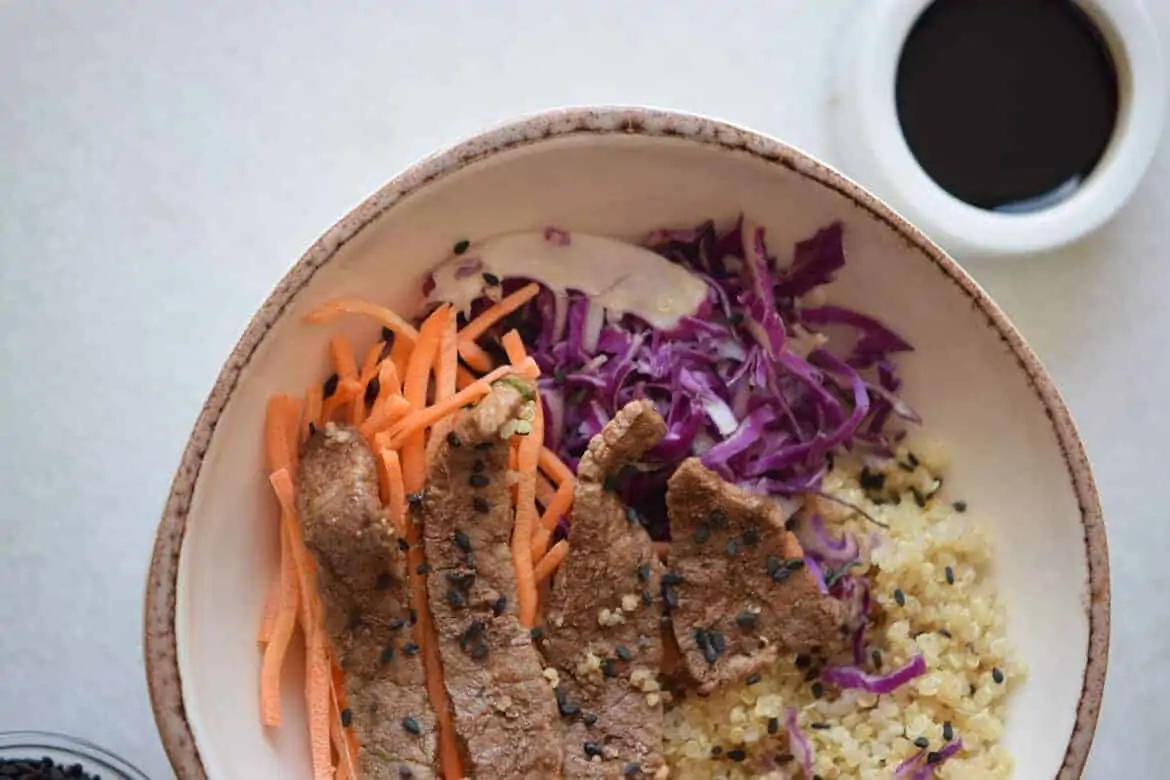 beef and garlic bowl recipe