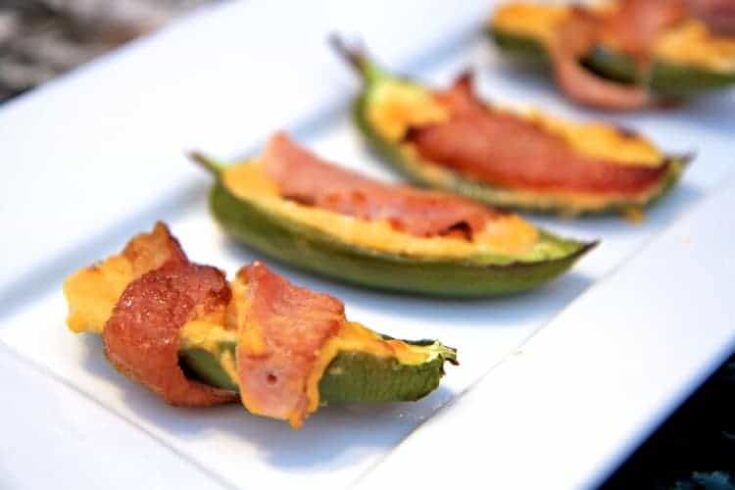 Sweet and Spicy Bacon Wrapped Jalapeño Poppers