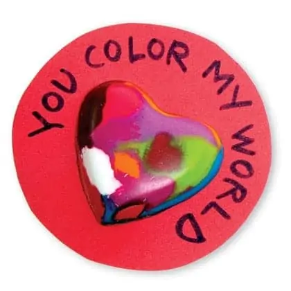 crayon hearts valentines day craft photo 420 FF0207VALA25