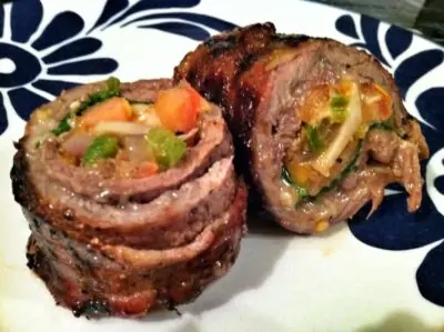 grilled stuffed flank steak recipe 3 1