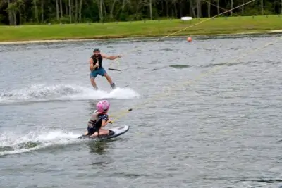 kids wakeboarding at orlando watersports complex