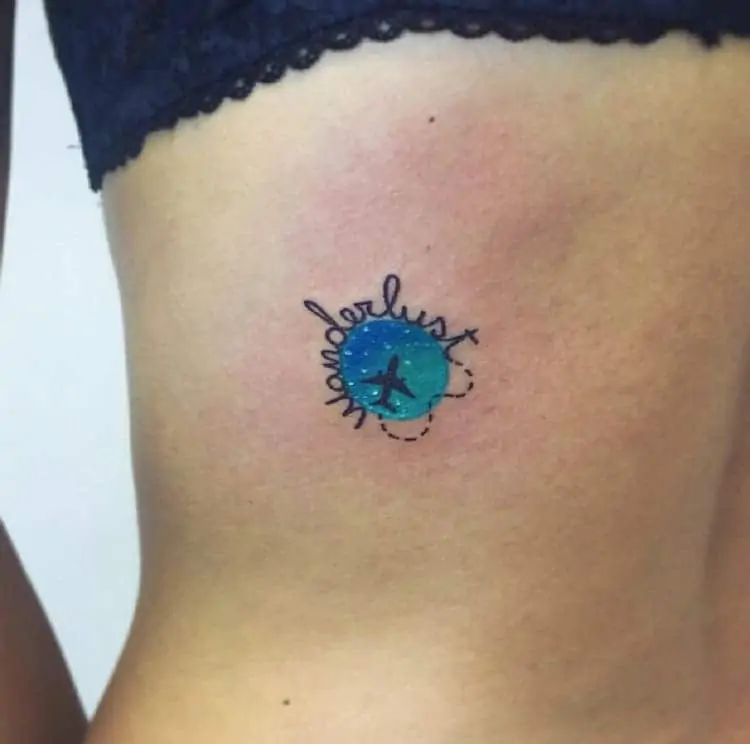 cute travel tattoo ideas